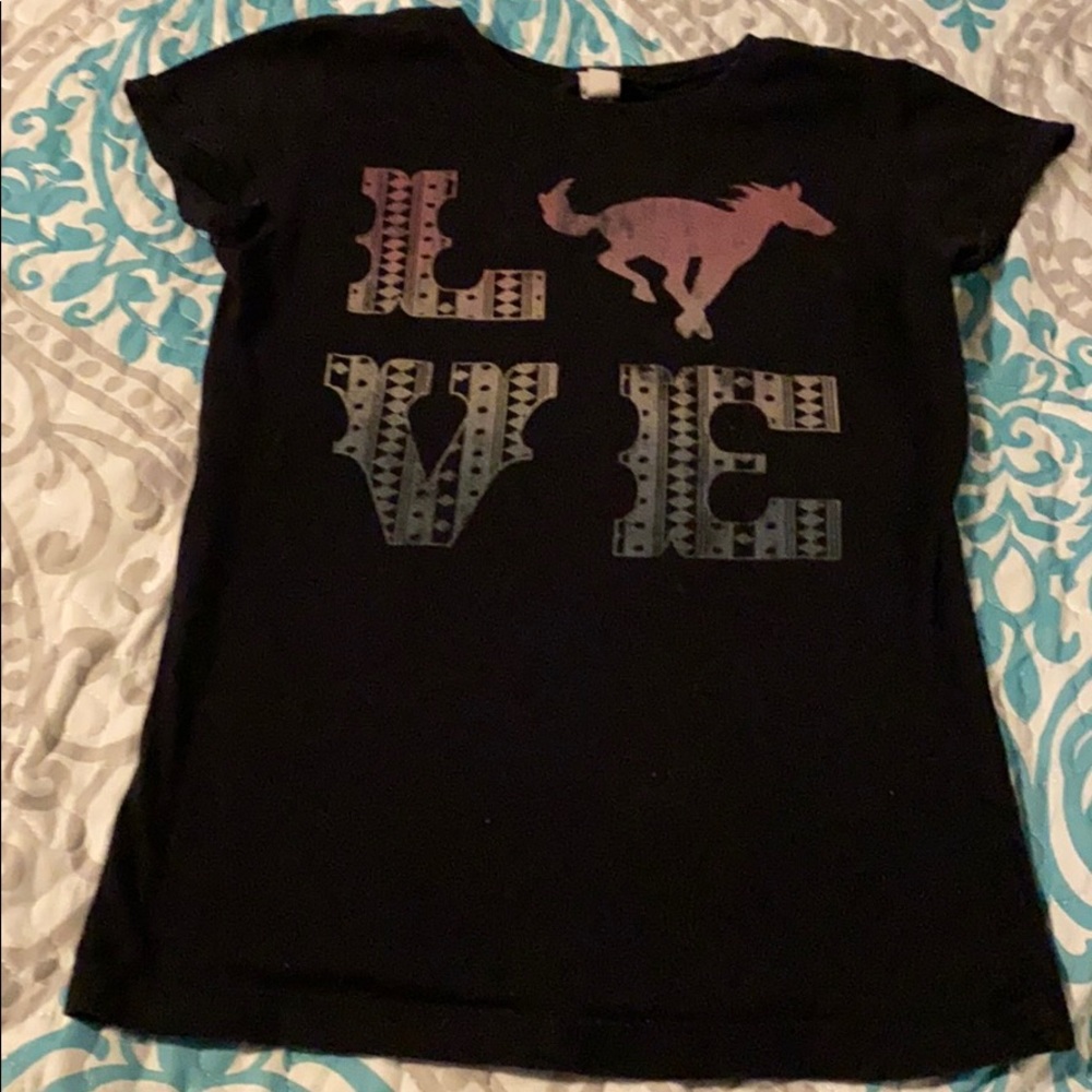 Girls black shirt